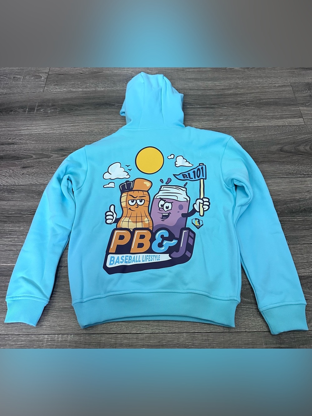 BL101 PB&J Perfect Pair Hoodie Youth Small NWT